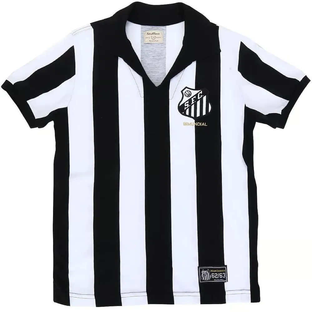Women's Santos FC 1962/63 Retro Striped Shirt