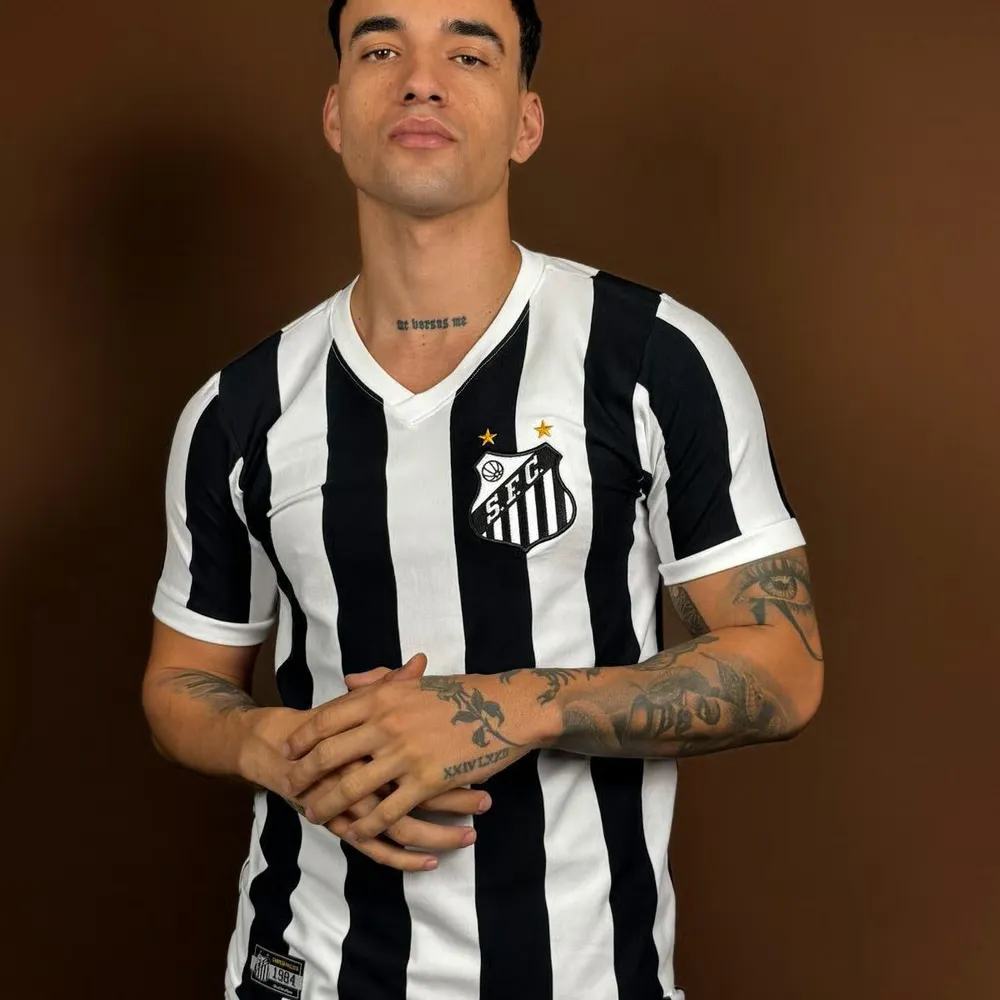 Kid's Santos FC 1984 Retro Striped Shirt