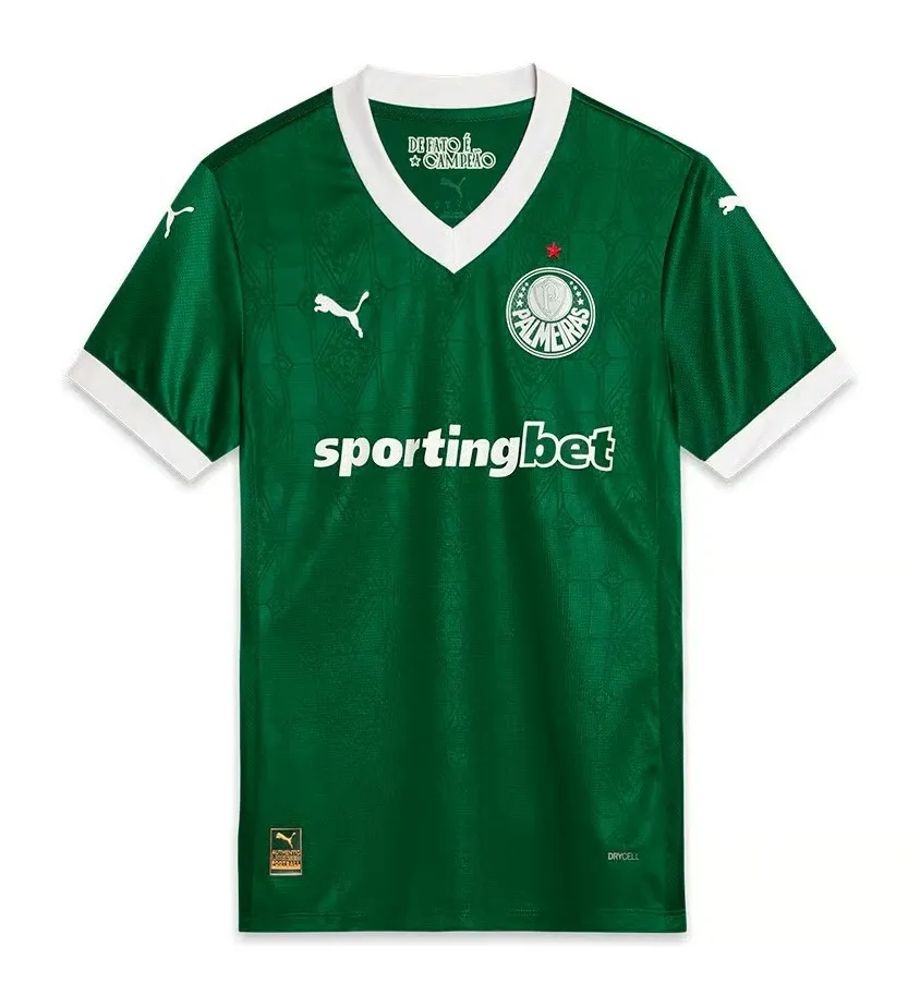 Men's Palmeiras 2025 Home Authentic Shirt
