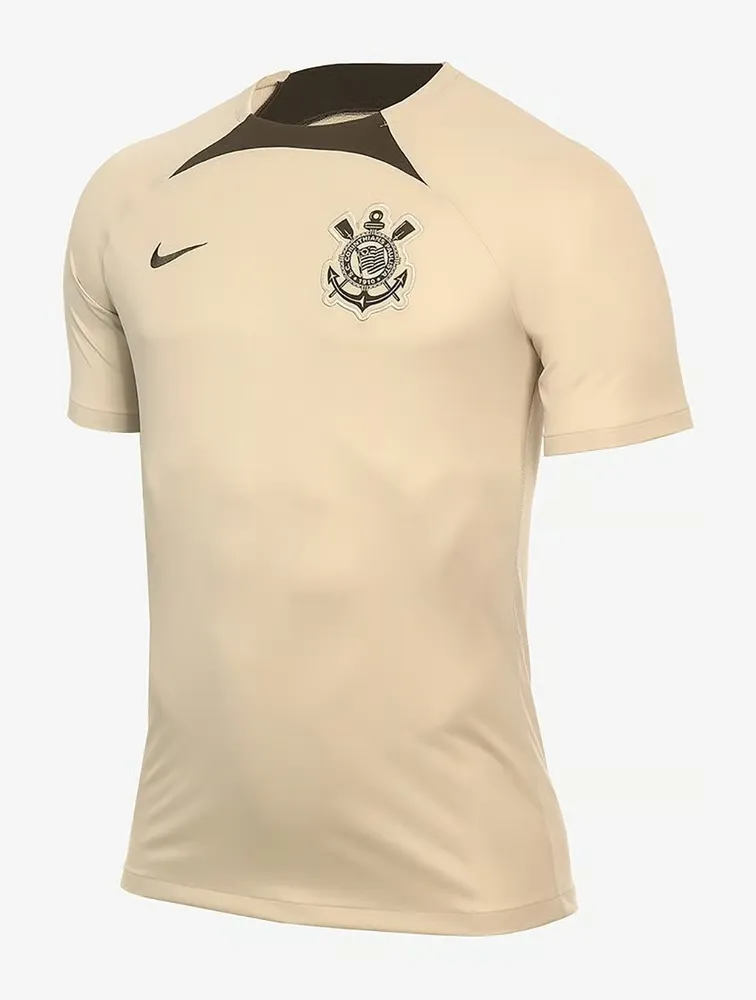 Men's Corinthians Paulista 2024 Third Authentic Training Shirt - Light Brown